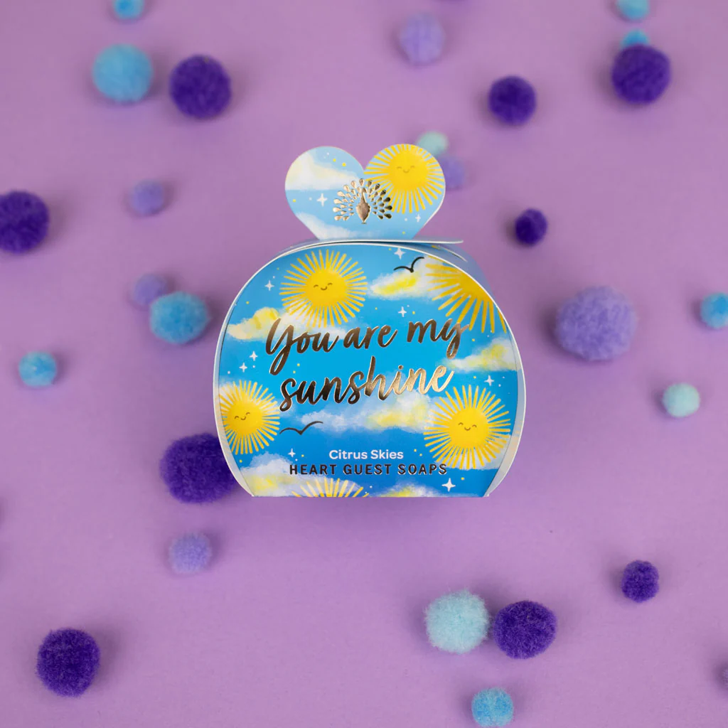 The English Soap Company Occasion, Mini Heart Soaps You Are My Sunshine - Image 3