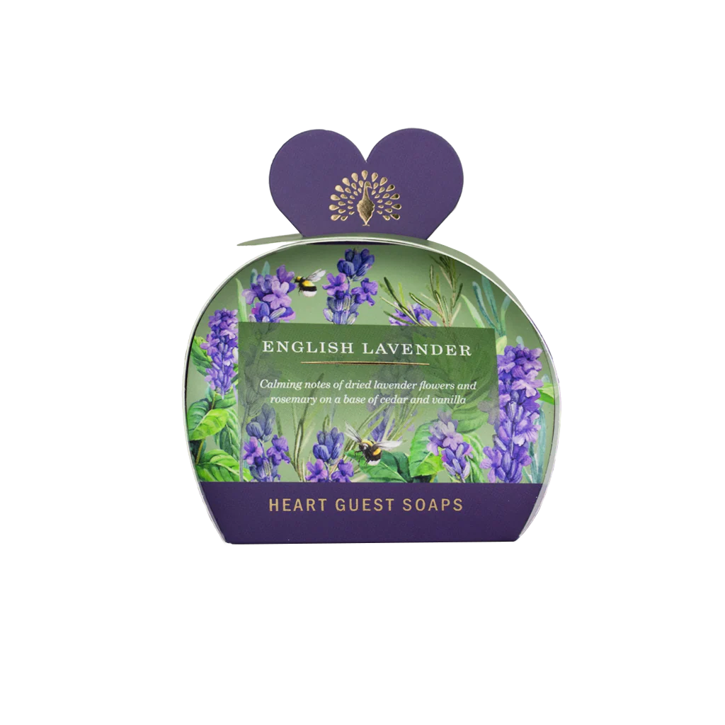 The English Soap Company Signature, English Lavender Mini Heart Soaps