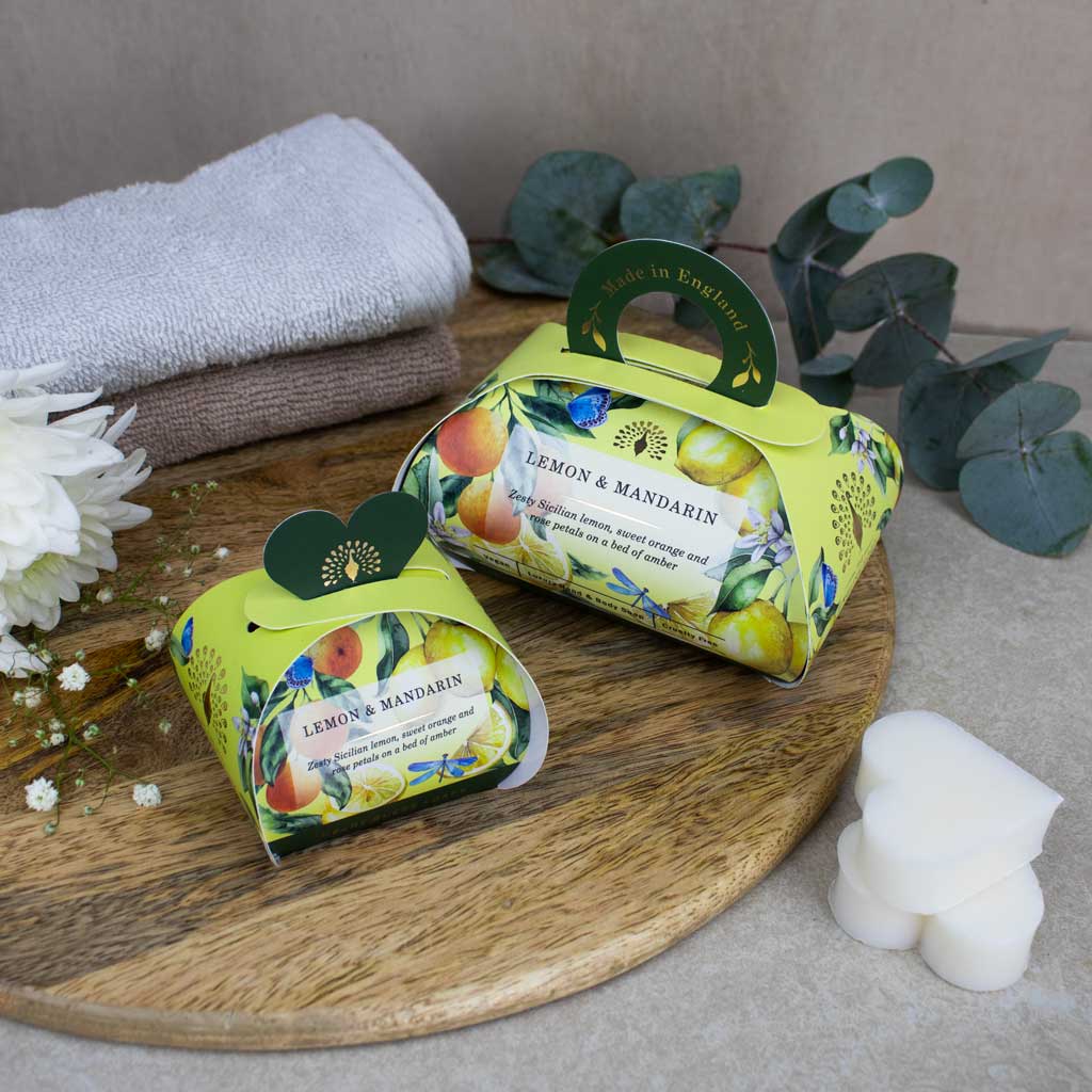 The English Soap Company Signature,Lemon & Mandarin Mini Heart Soaps - Image 7