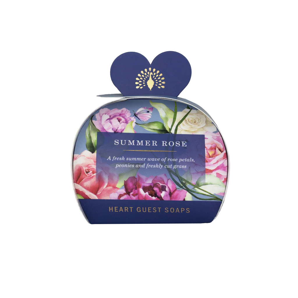 The English Soap Company Signature, Summer Rose Mini Heart Soaps
