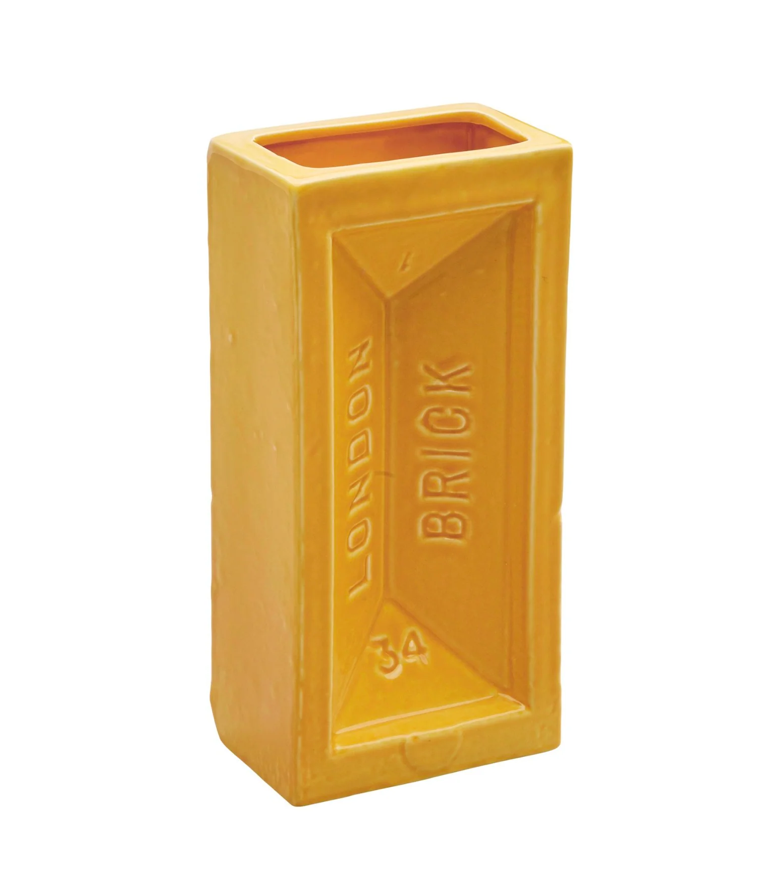 London Brick Vase, Yellow - Image 8