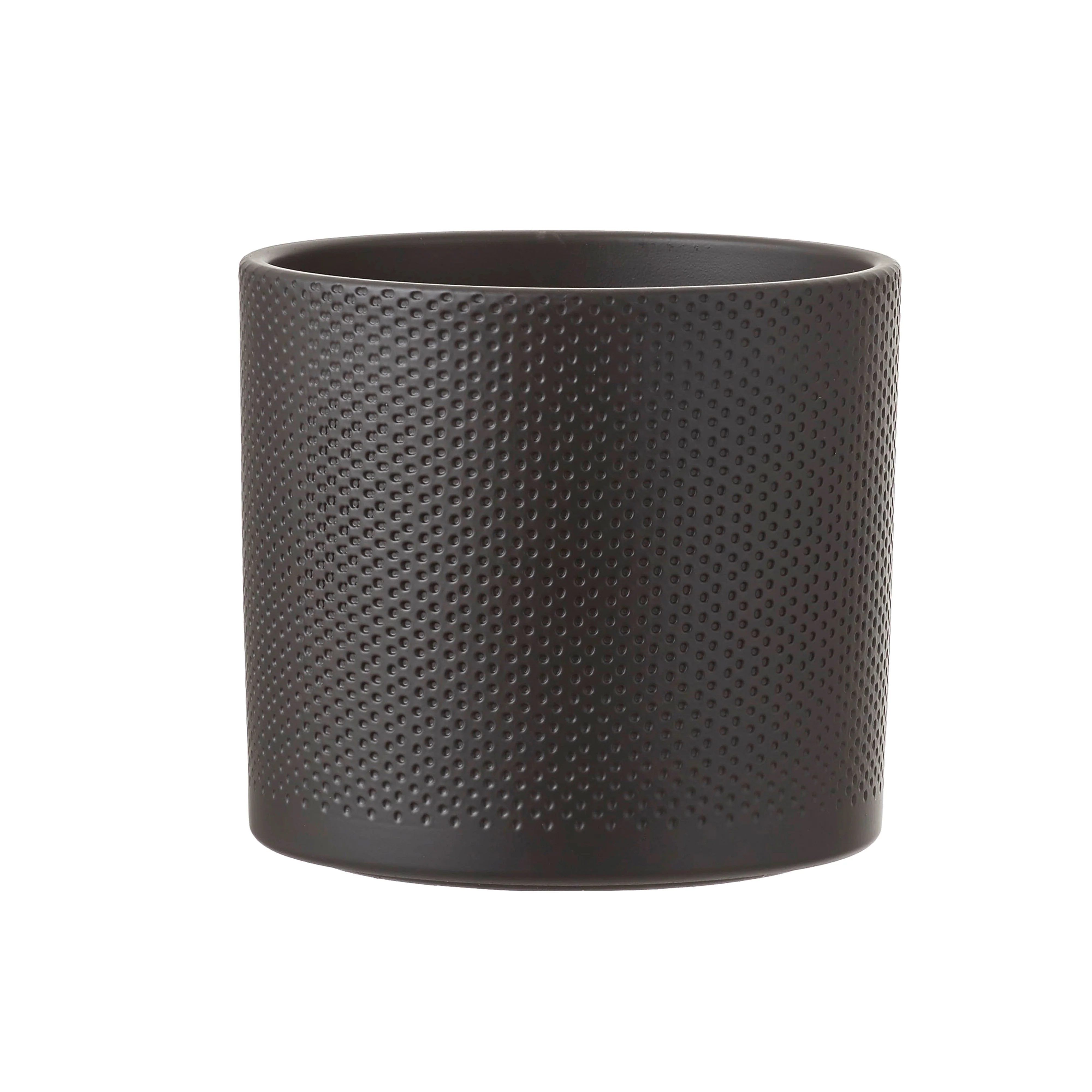 Turin Ceramic Plant Pot, Dark Grey