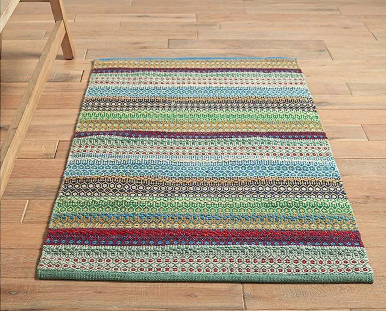 Walton & Co Cirrus Cotton Rug Rainbow - Image 3
