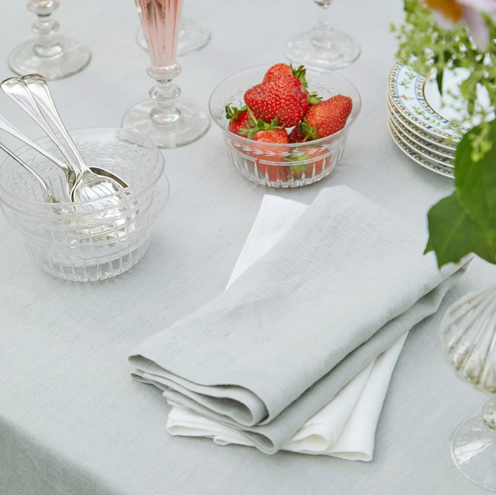 Walton & Co Cotton Napkins, Porcelain (Set Of 4) - Image 5