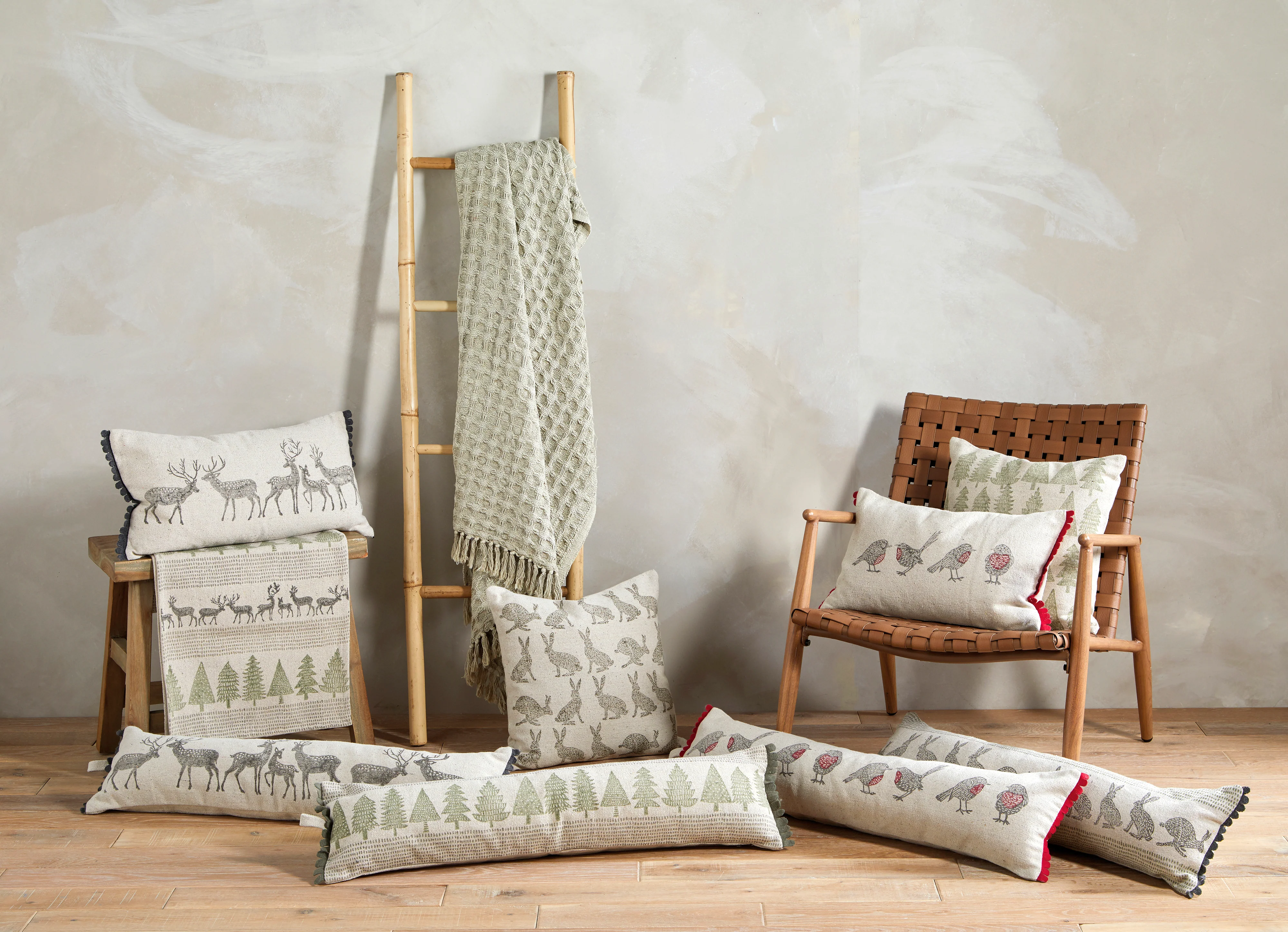 Walton & Co Draught Excluder, Forest Trees - Image 3
