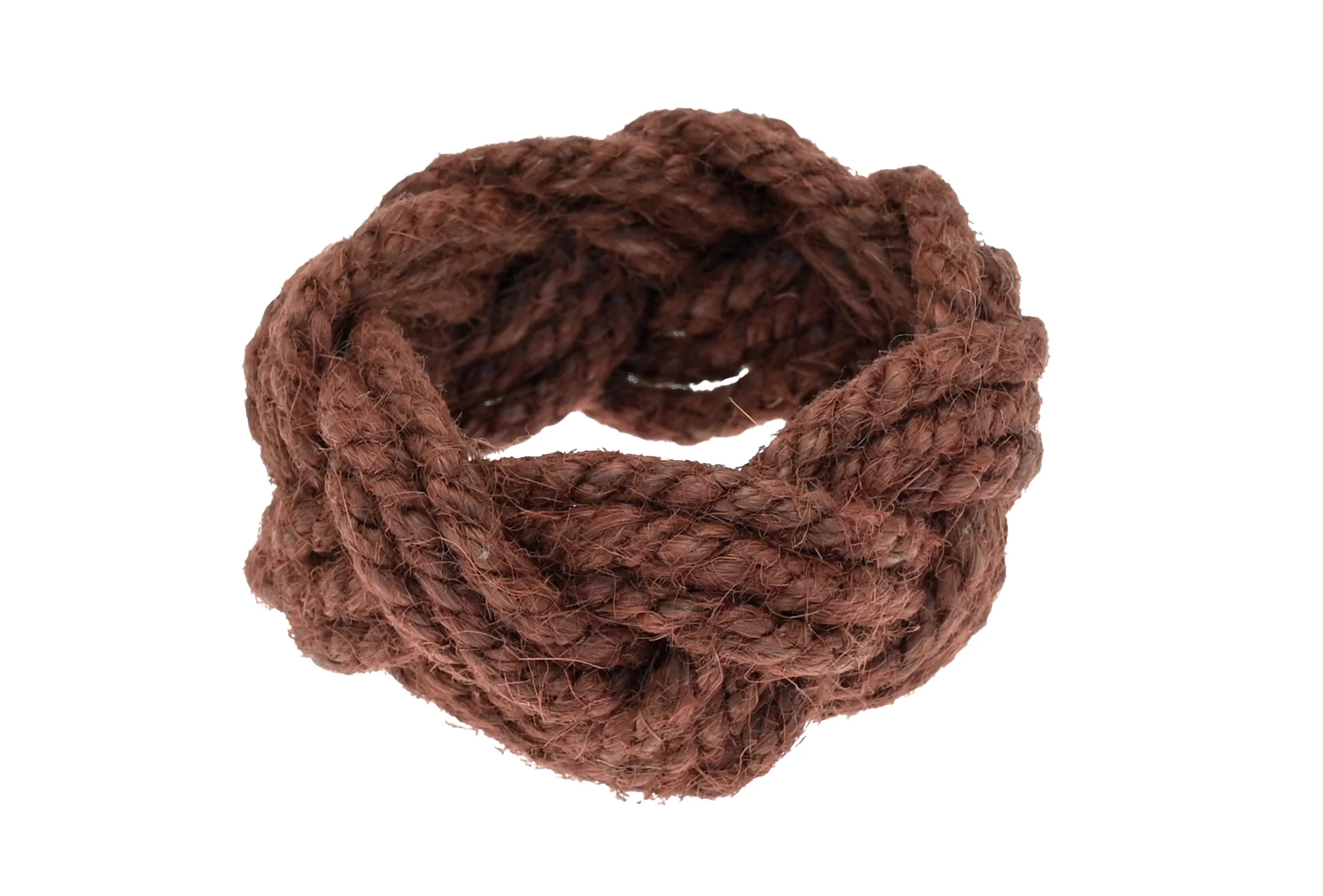 Walton & Co Jute Napkin Ring, Conker