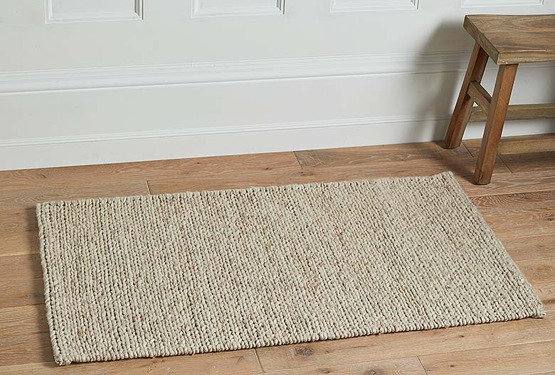 Walton & Co Plait Wool Rug, Natural - Image 3