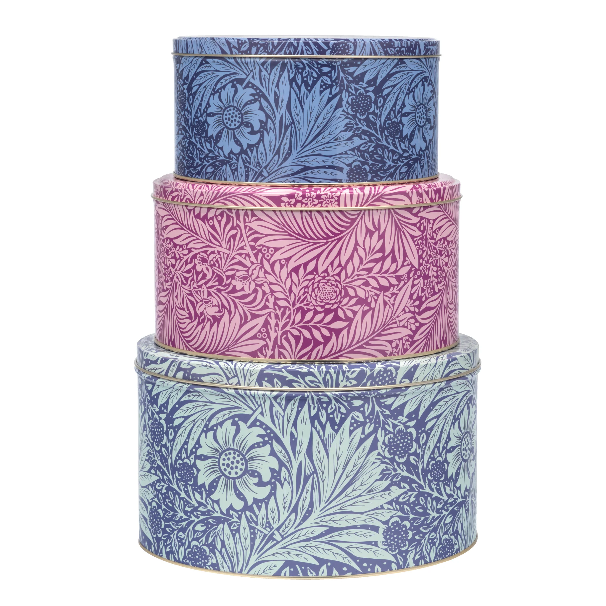 William Morris Round Cake Tins, Marigolds ( Set Of 3 )
