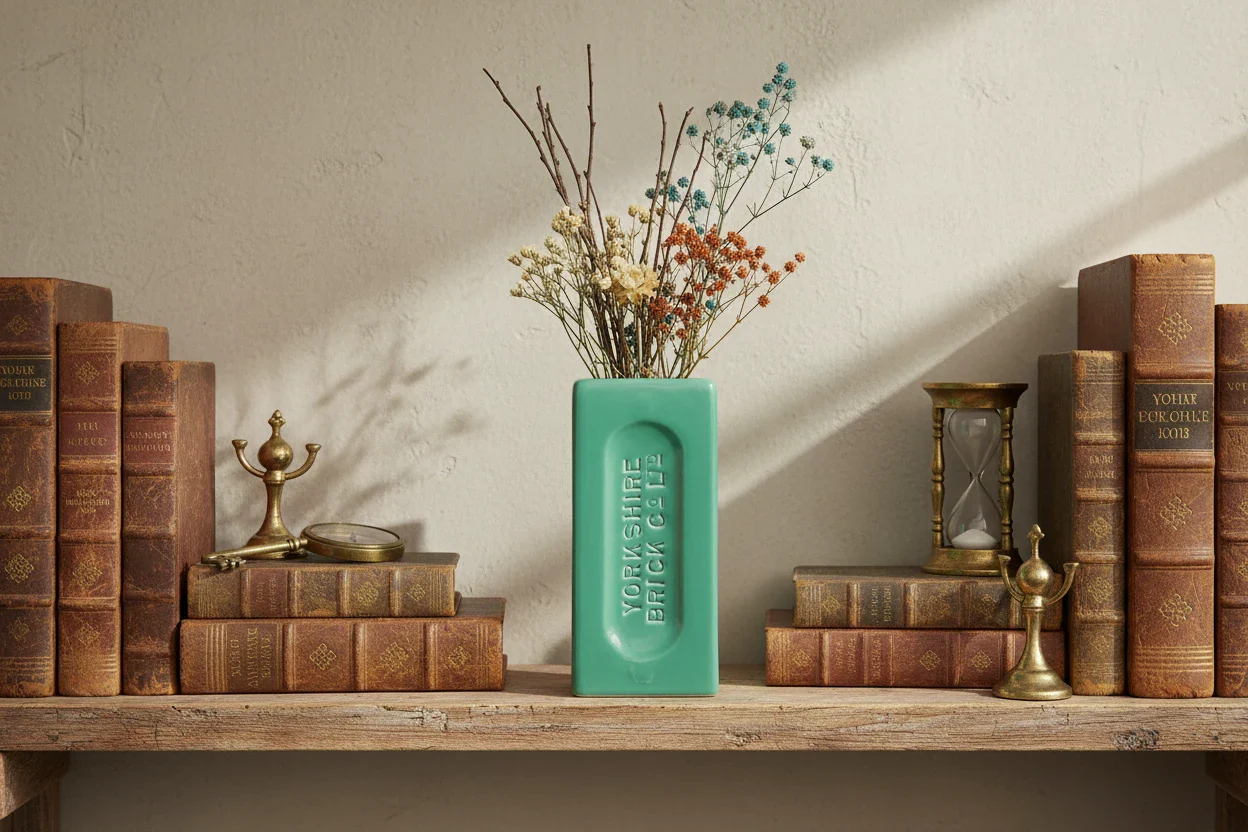 Yorkshire Brick Vase, Green - Image 2