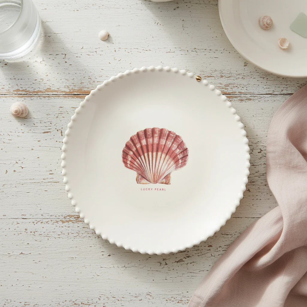 Yvonne Ellen Bobble Side Plate, Shell - Image 5