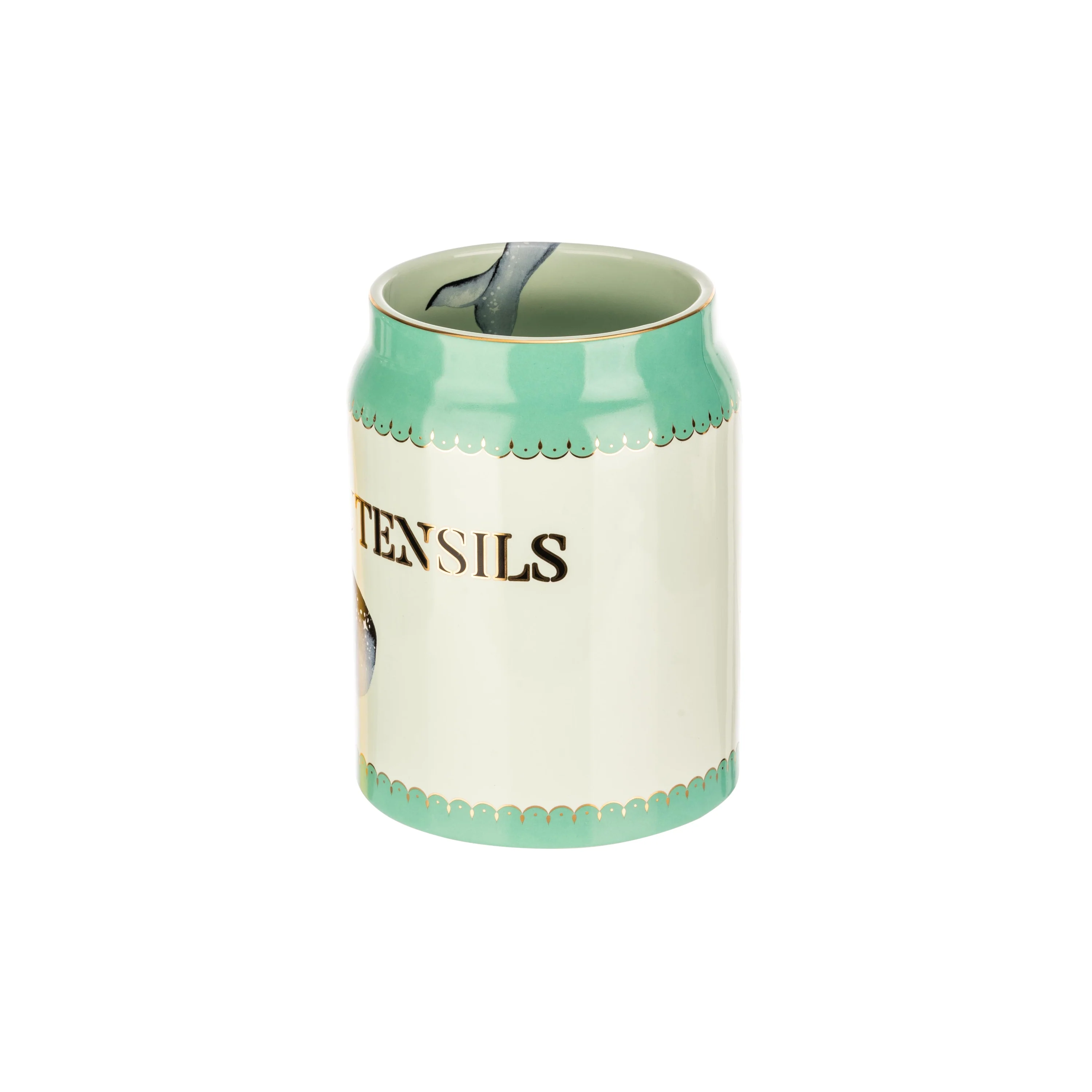 Yvonne Ellen Ceramic Utensil Holder, Whale - Image 9