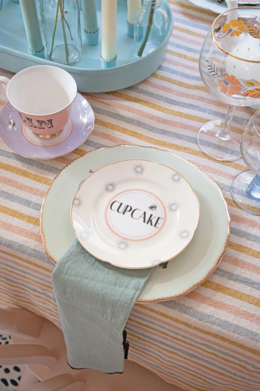Yvonne Ellen Cheeky Tea Plates, Set Of 4 - Image 6