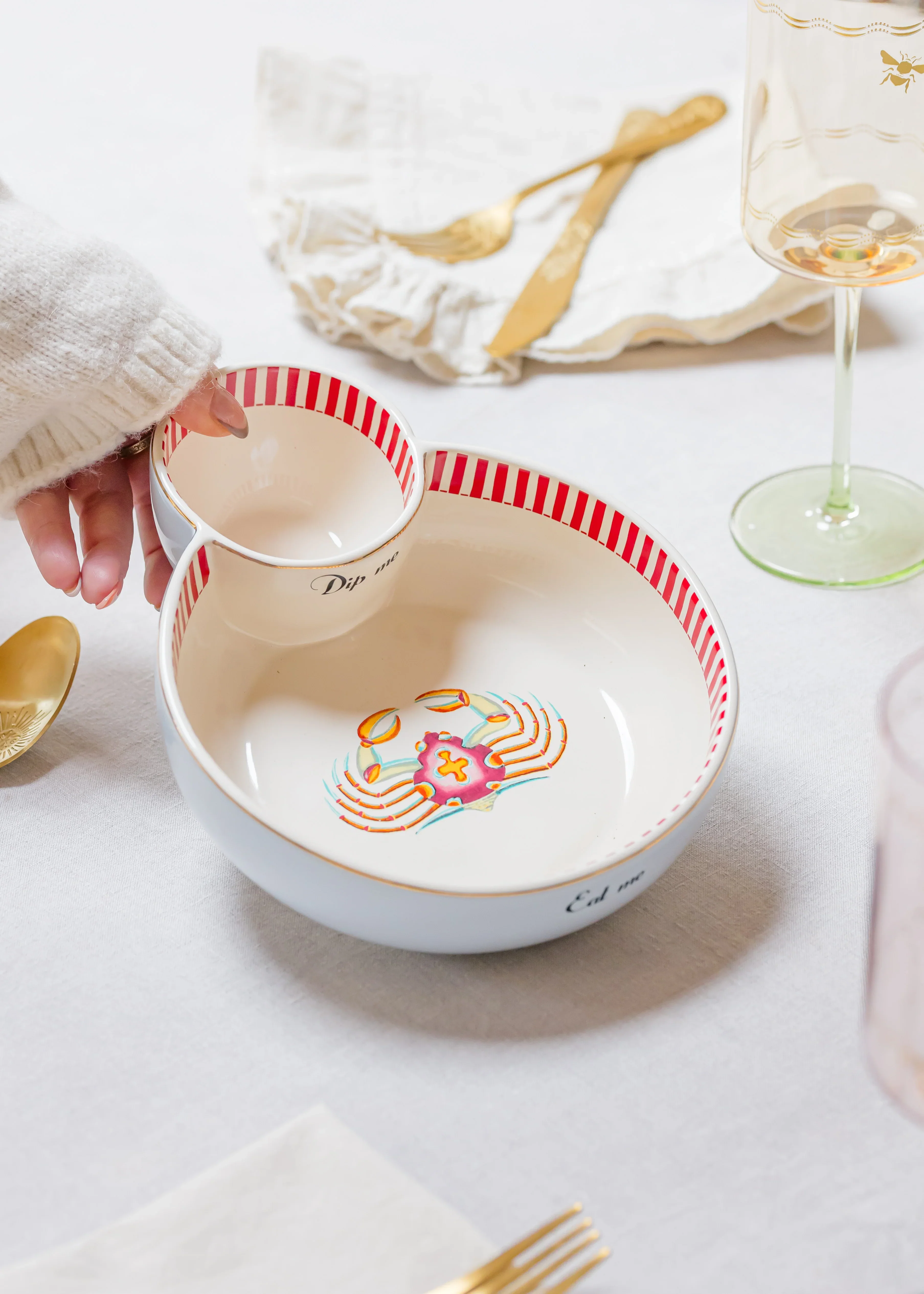 Yvonne Ellen Chip & Dip Serving Bowl - Image 2