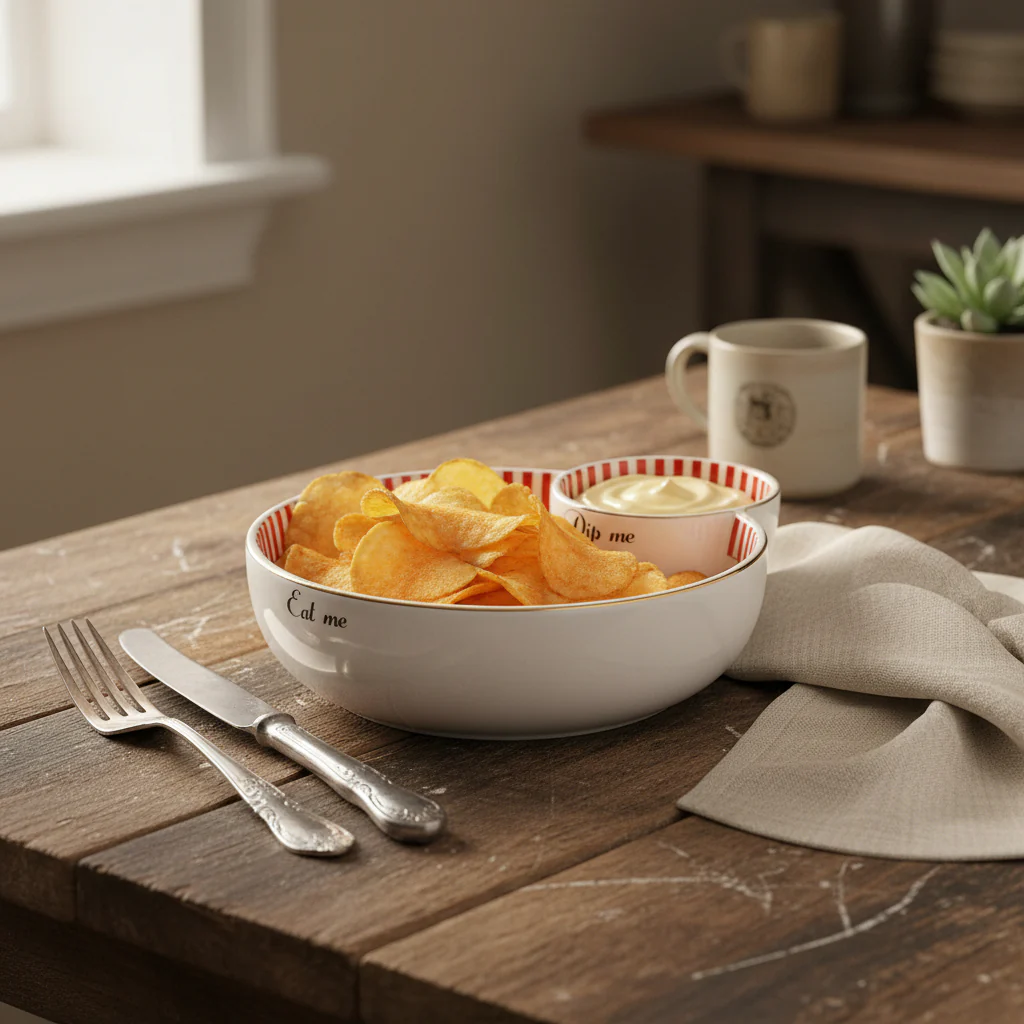 Yvonne Ellen Chip & Dip Serving Bowl - Image 7