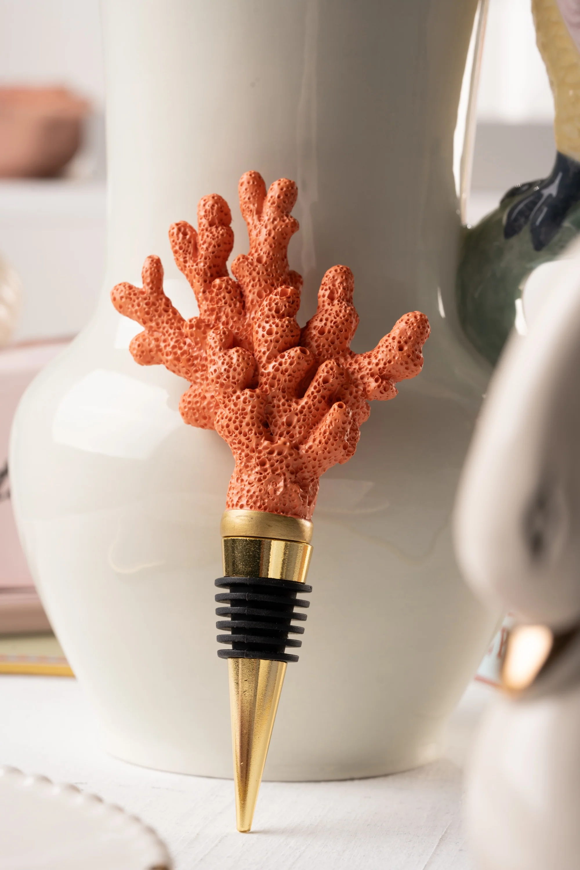 Yvonne Ellen Coral Bottle Stopper - Image 5