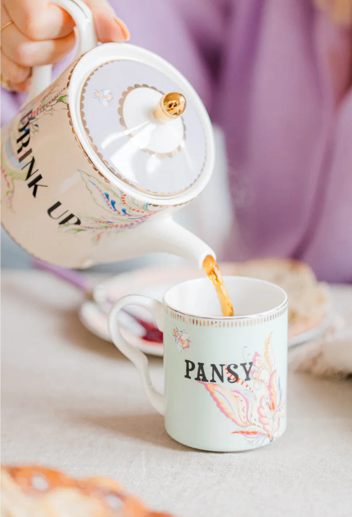 Yvonne Ellen Floral Teapot & Mug Set - Image 2