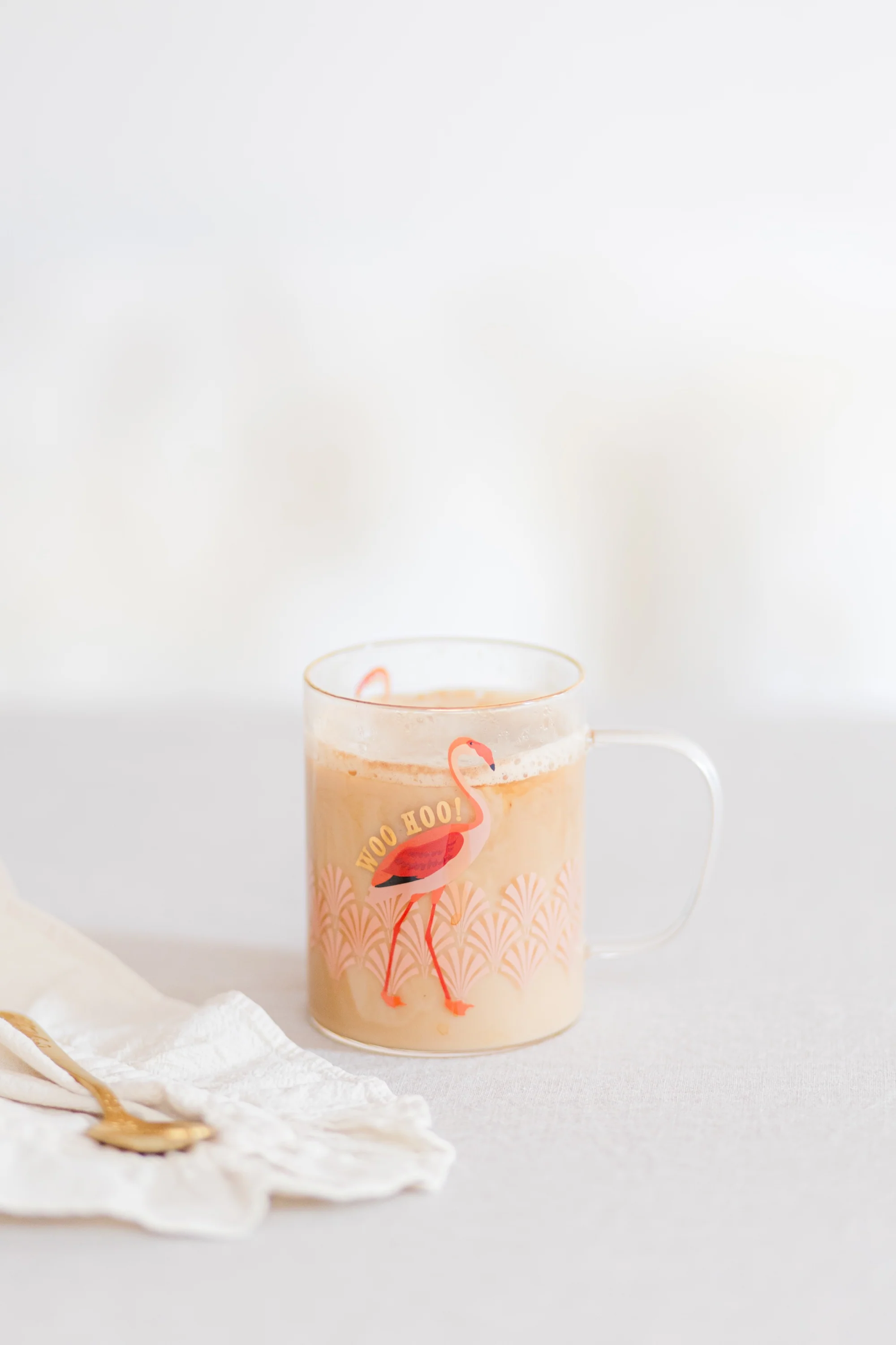 Yvonne Ellen Glass Mug, Flamingo - Image 7