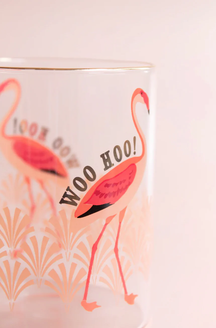 Yvonne Ellen Glass Mug, Flamingo - Image 9