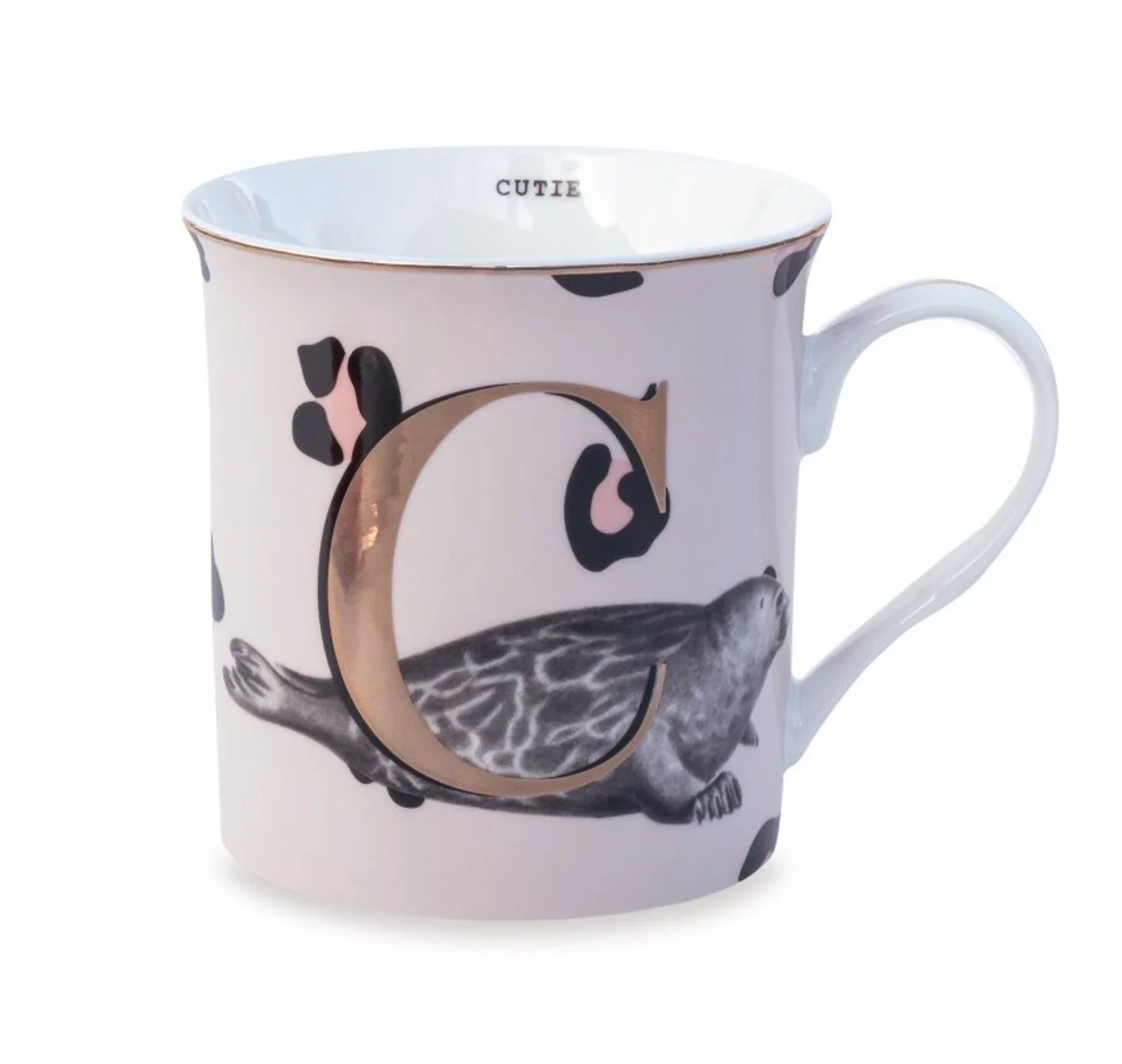 Yvonne Ellen Gold Edition Alphabet Mug Small - Image 16