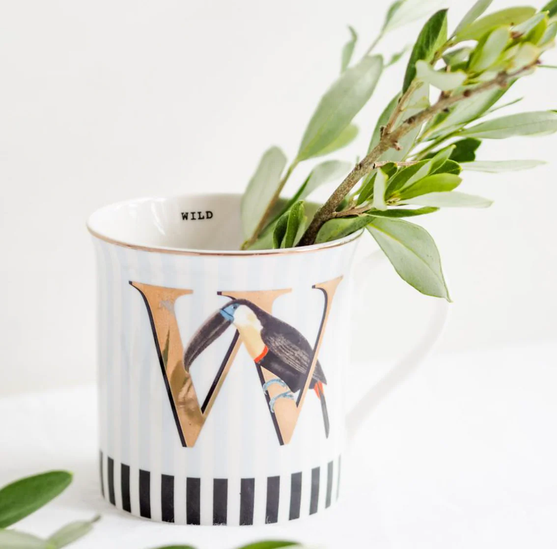 Yvonne Ellen Gold Edition Alphabet Mug Small - Image 20