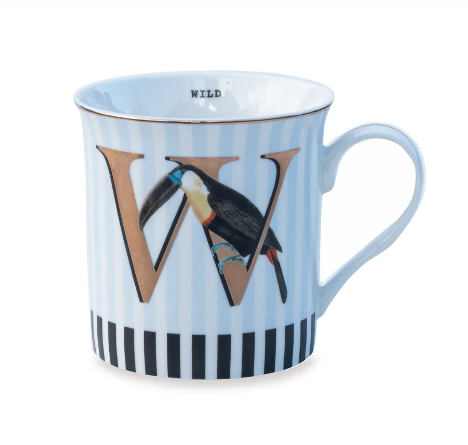 Yvonne Ellen Gold Edition Alphabet Mug Small - Image 26