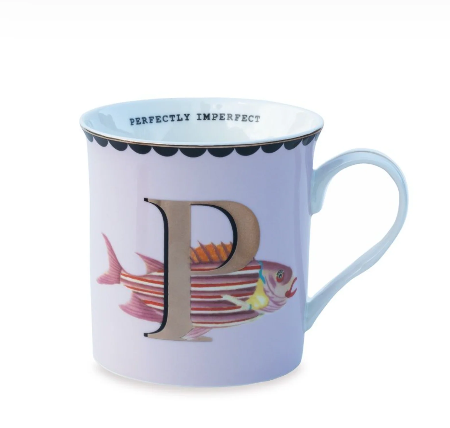 Yvonne Ellen Gold Edition Alphabet Mug Small - Image 33