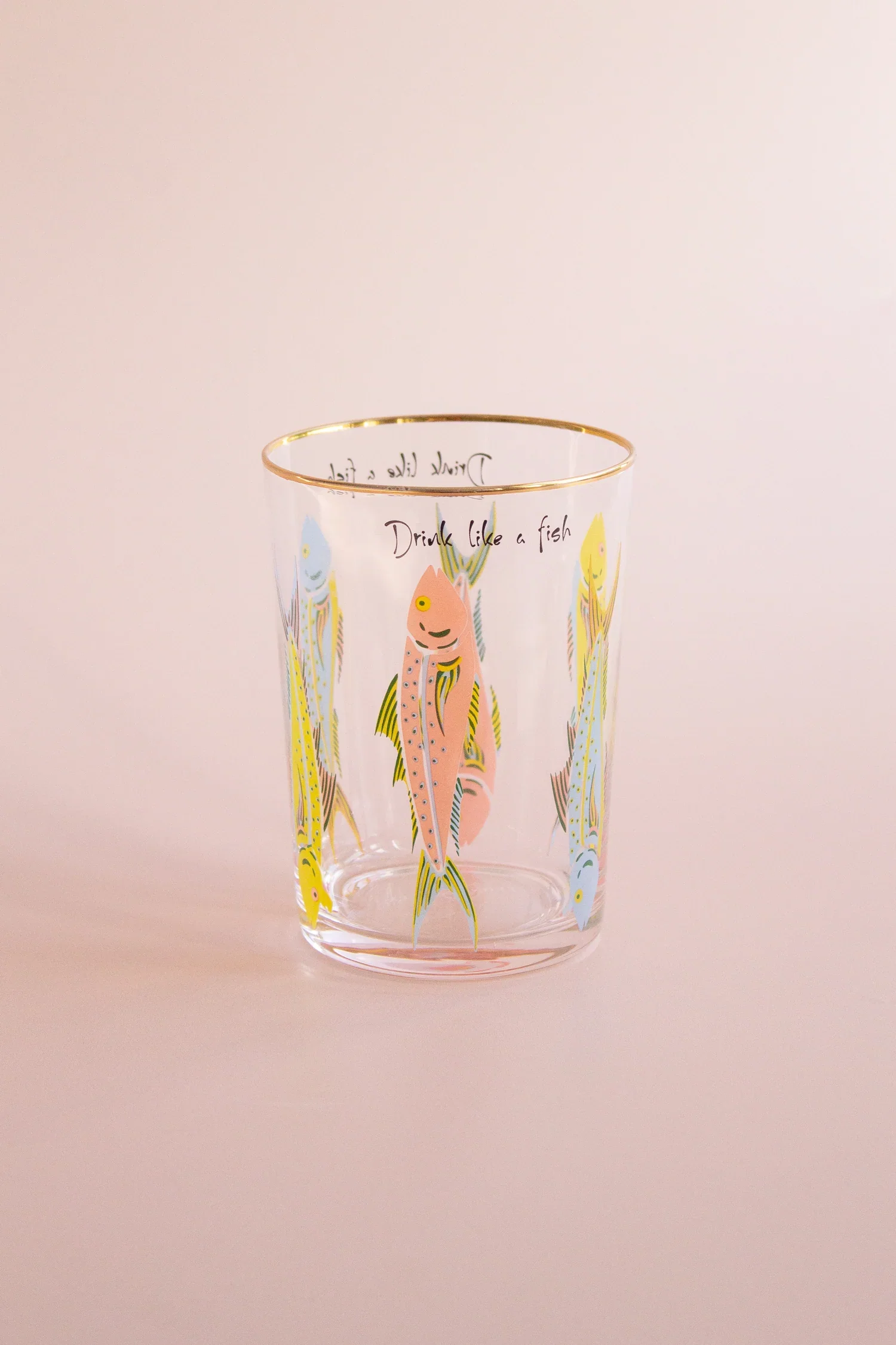Yvonne Ellen Hi Ball Glass Fishes