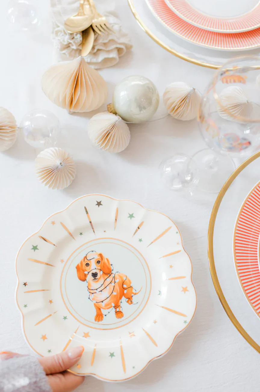 Yvonne Ellen Sandwich Plate,Sausage Dog - Image 2