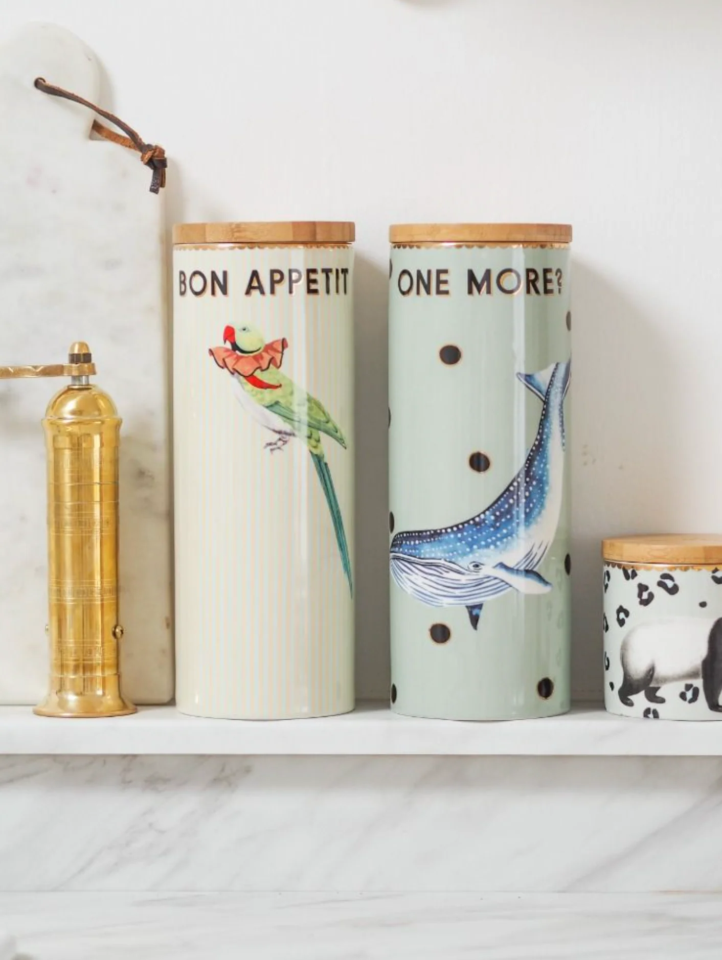 Yvonne Ellen Spaghetti Storage Jar, Parrot - Image 4