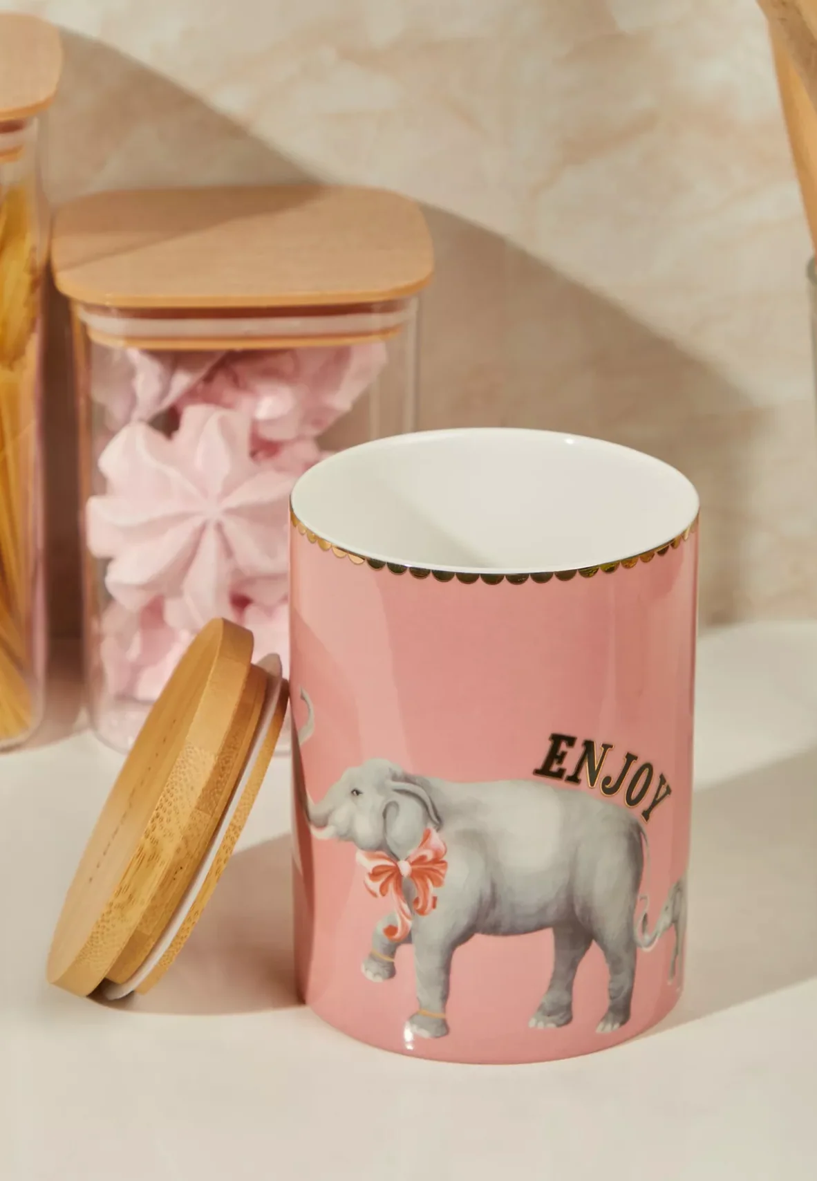 Yvonne Ellen Storage Jar, Elephant - Image 5