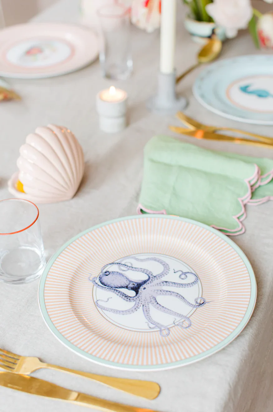 Yvonne Ellen Under The Sea Dinner plates, (Set Of 4) - Image 4