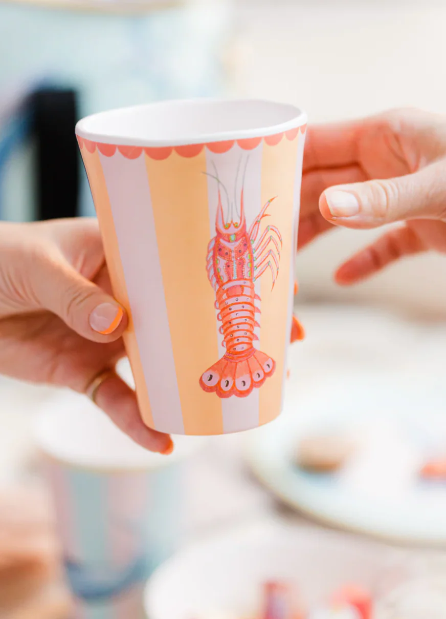 Yvonne Ellen Under The Sea Melamine Picnic Tumblers (Set Of 4) - Image 4